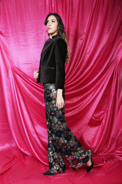 Accented Blazer and Matching Trouser