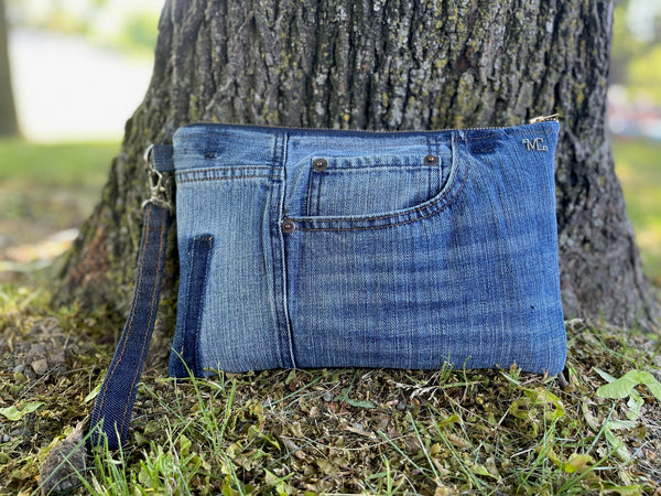Pocket Denim Pouch