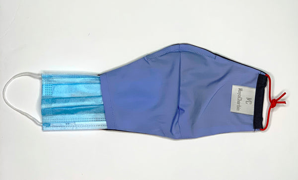 Men's Denim Mask with Custom Embroidery