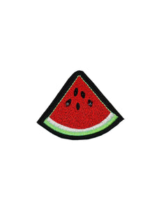 Quarter watermelon brooch